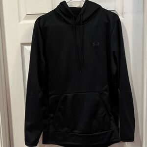 Men’s size medium Under Armour black hoodie.